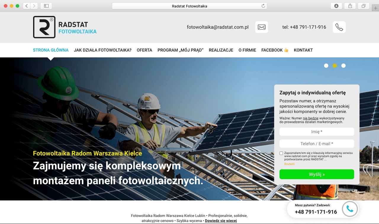 RADSTAT Photovoltaics